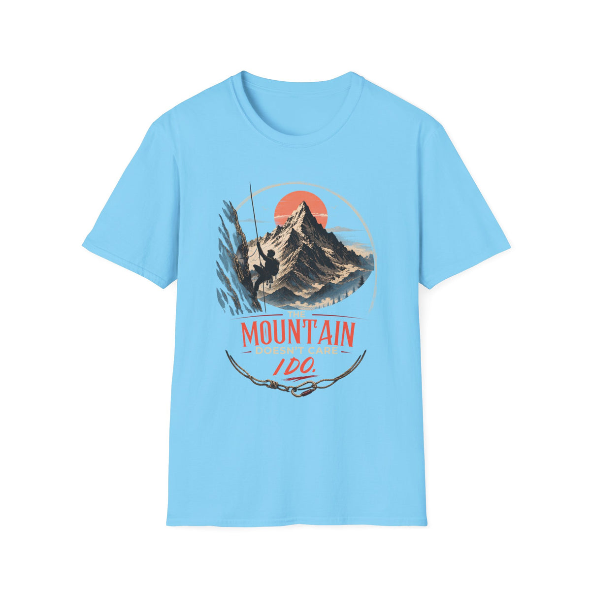 The Mountain Doesn't Care | Climbing T-Shirt