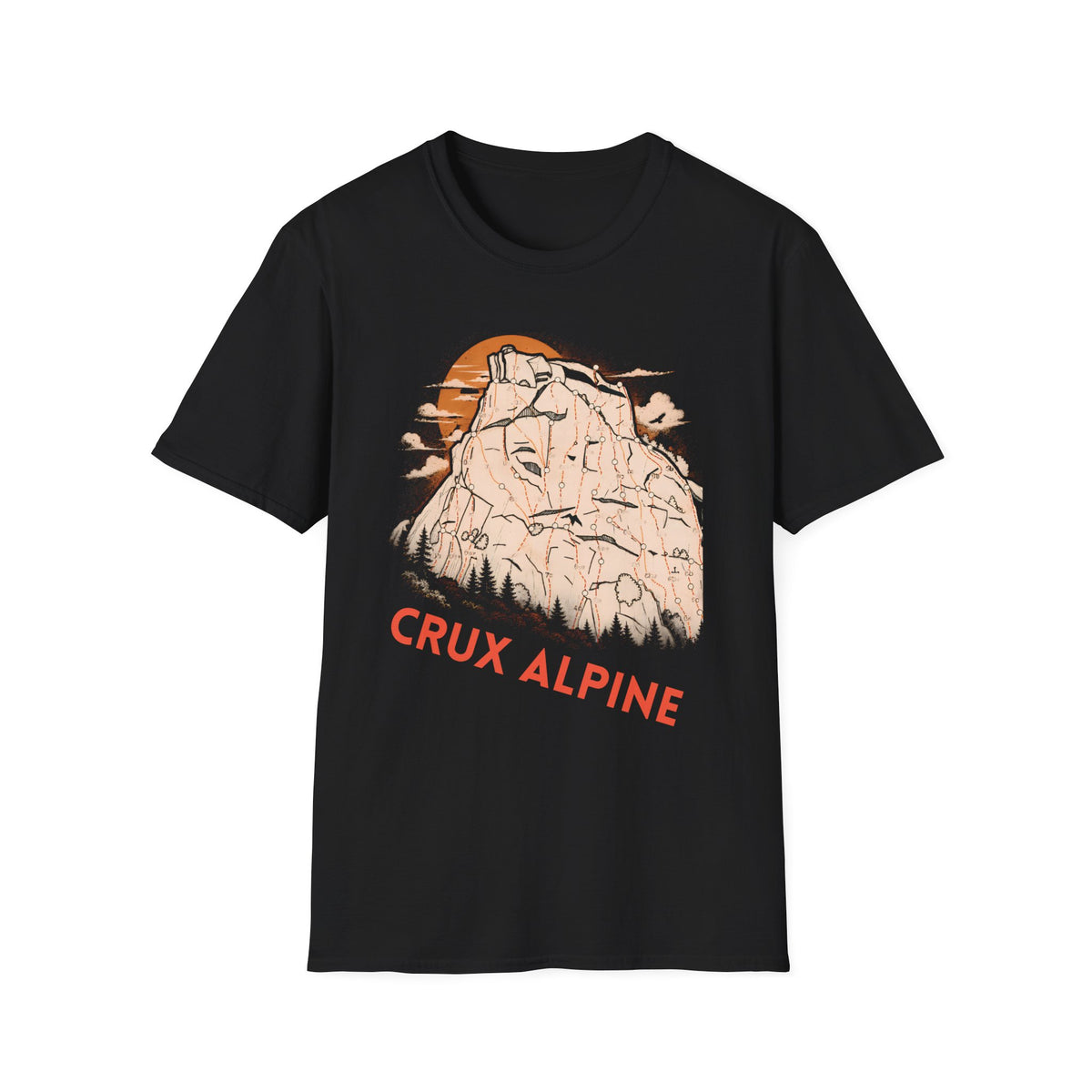Lines on the Wall | Rock Climbing T-Shirt