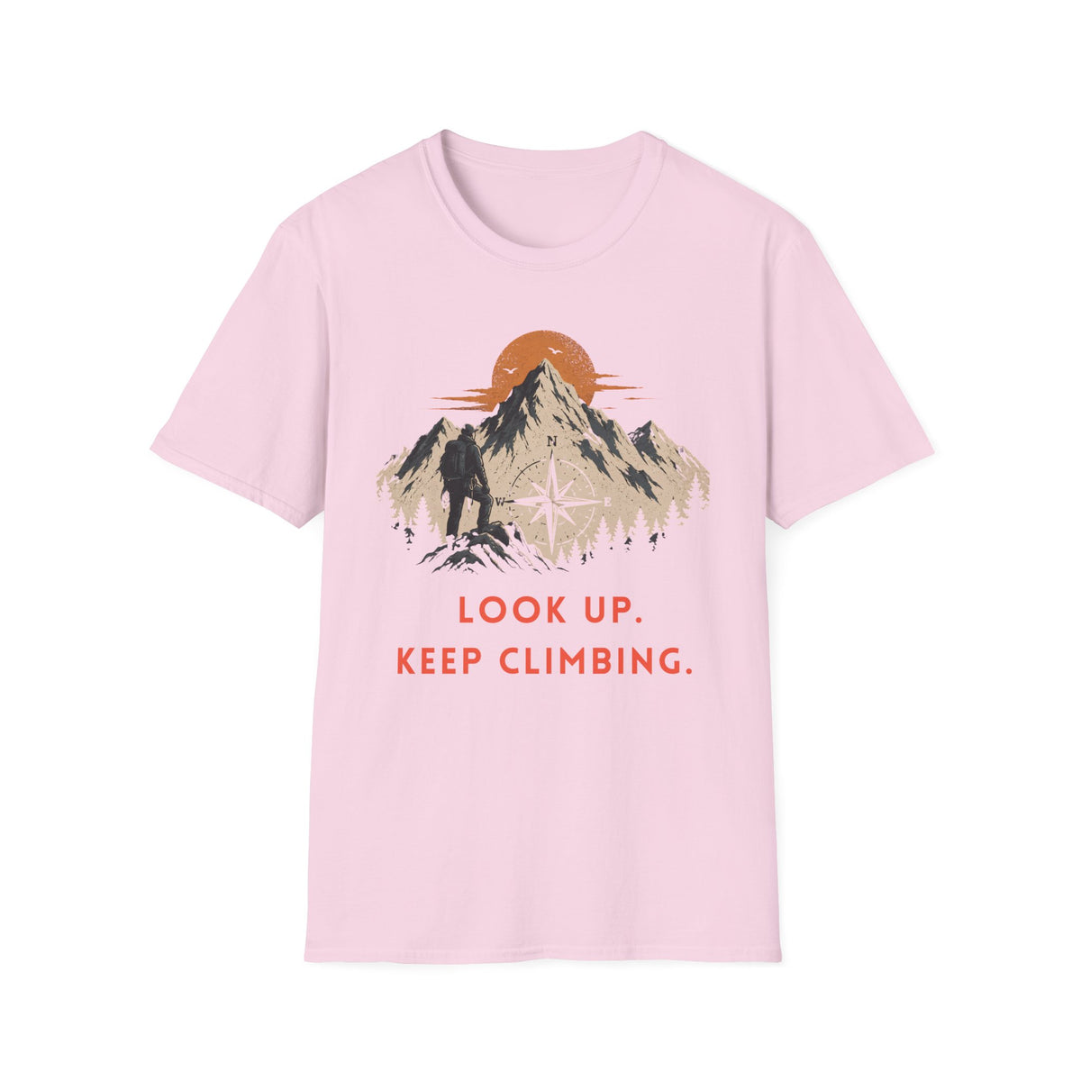 Look Up. Keep Climbing. | Mountaineering T-Shirt