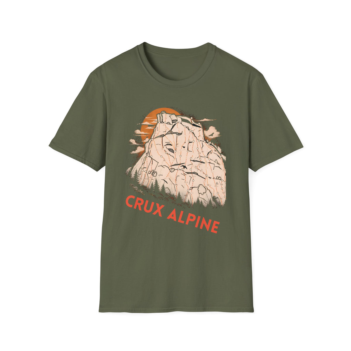 Lines on the Wall | Rock Climbing T-Shirt