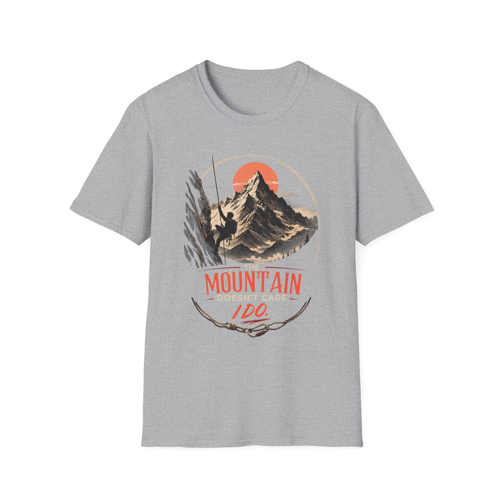 The Mountain Doesn't Care | Climbing T-Shirt