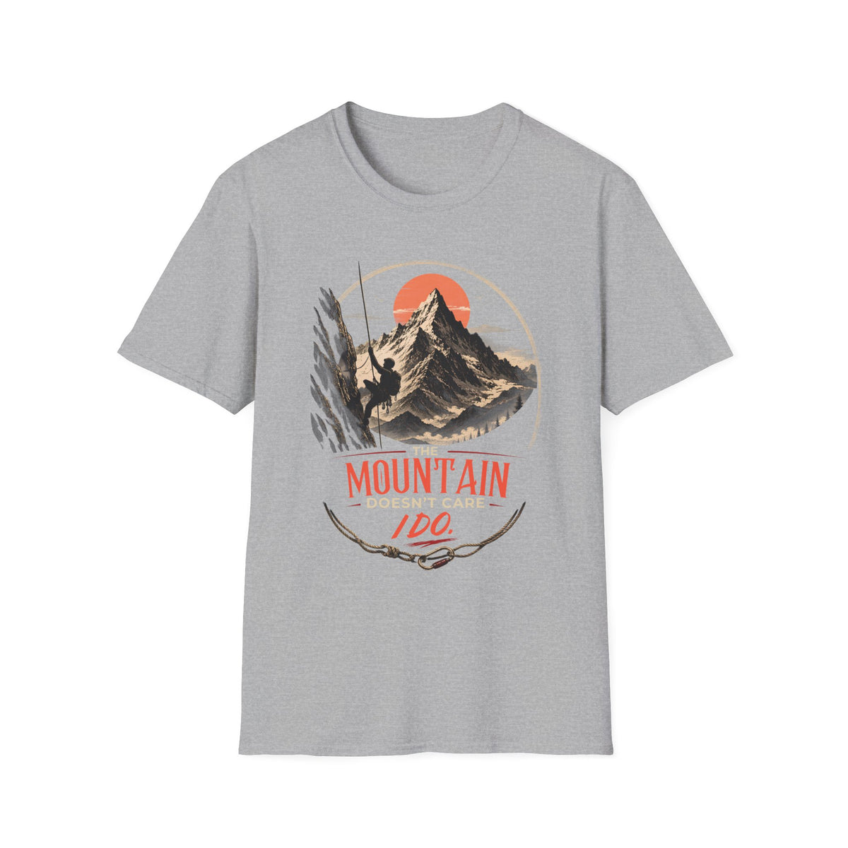 The Mountain Doesn't Care | Climbing T-Shirt