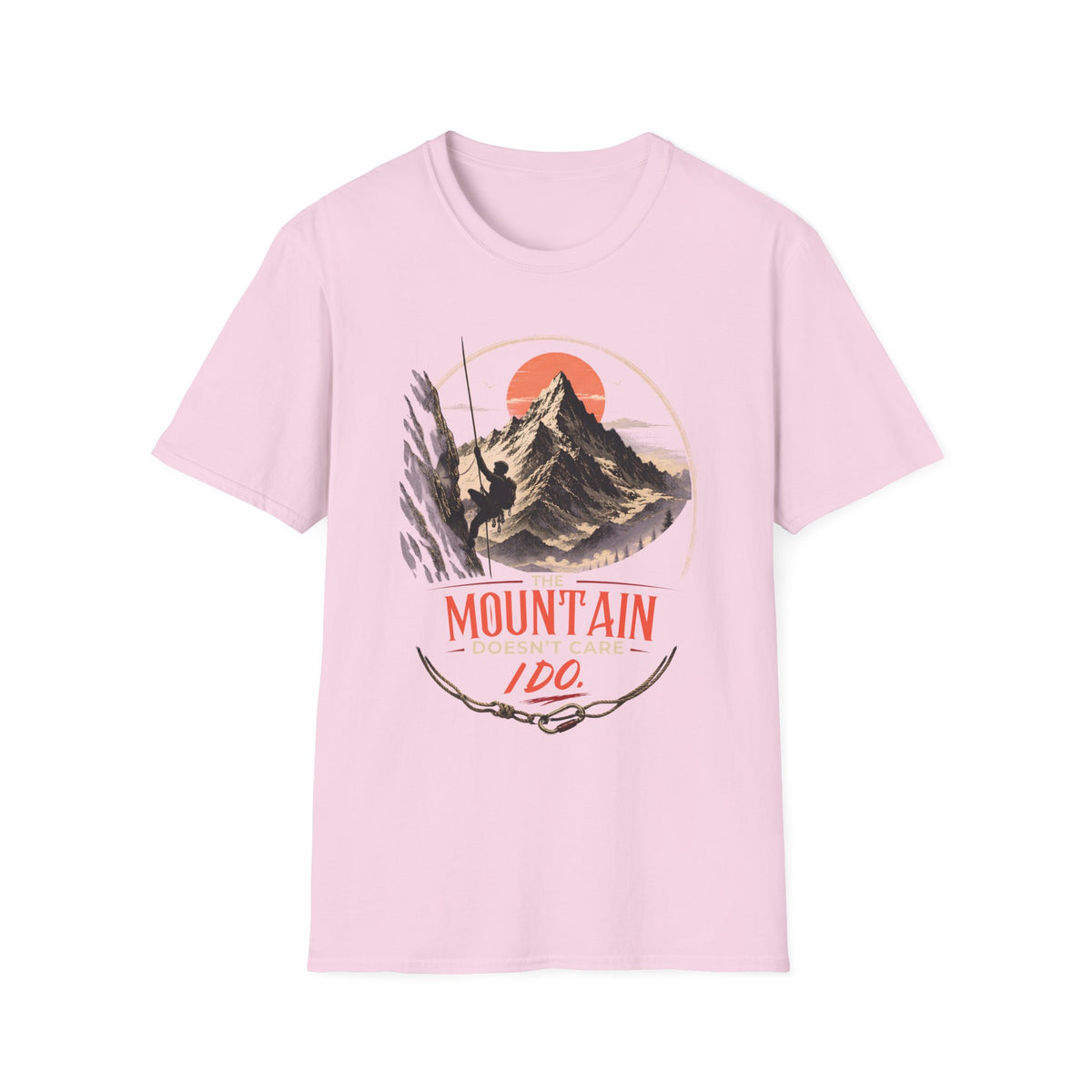 The Mountain Doesn't Care | Climbing T-Shirt