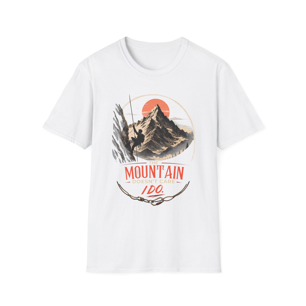 The Mountain Doesn't Care | Climbing T-Shirt