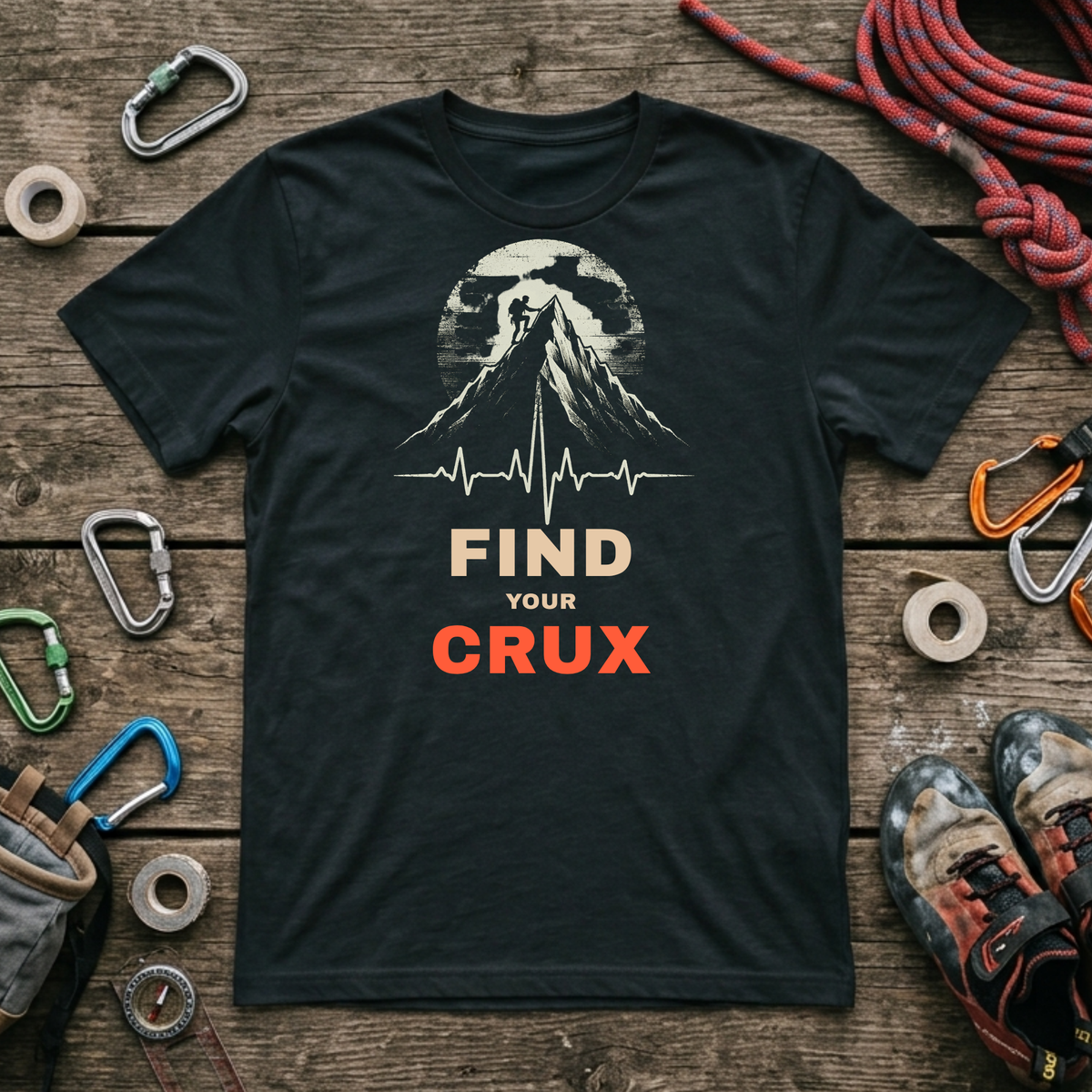 Find Your Crux | Climbing T-Shirt