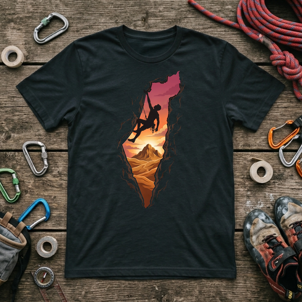 Break Through | Rock Climbing T-Shirt